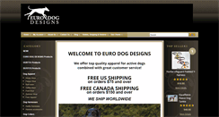 Desktop Screenshot of eurodogdesigns.com